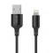 CELEBRAT καλώδιο Lightning σε USB CB-32, 2.4A, 1m, μαύρο