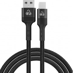 POWERTECH καλώδιο USB σε Micro USB PTR-0125, 12W 2.4A, copper, 1m, μαύρο