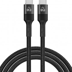 POWERTECH καλώδιο USB-C PTR-0132, PD 100W, copper, 1m, μαύρο