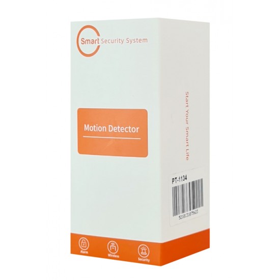 POWERTECH ασύρματος ανιχνευτής κίνησης PT-1134, pet-immune έως 15kg, 433MHz eV1527