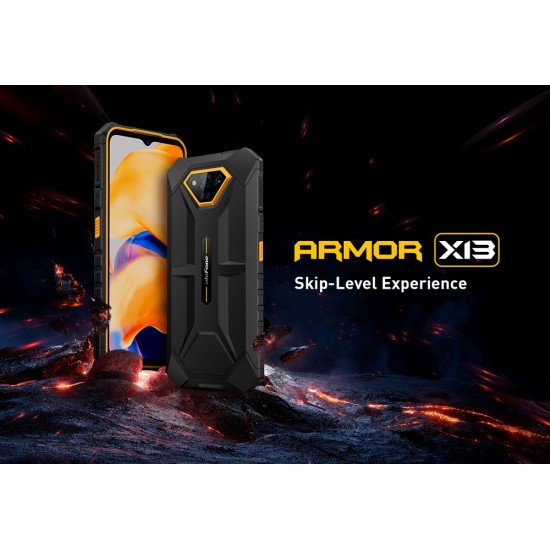 ULEFONE smartphone Armor X13, 6.52", 6/64GB, 6320mAh, IP68/IP69K, μαύρο