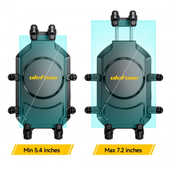 ULEFONE βάση ποδηλάτου για smartphone Armor Mount Pro AM01, μαύρη