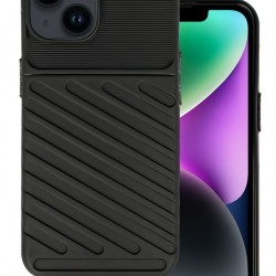 POWERTECH Θήκη Thunder MOB-1921 για iPhone 15, μαύρη