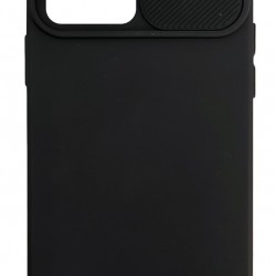POWERTECH Θήκη Camshield Soft MOB-1881 για iPhone 15 Plus, μαύρη