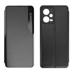 POWERTECH θήκη Smart view MOB-1918 για Xiaomi Note 12 5G/Poco X5, μαύρη
