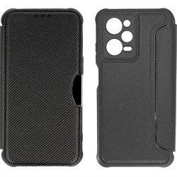 POWERTECH θήκη Razor Carbon MOB-1910, Xiaomi Note 12 Pro/X5 Pro, μαύρη