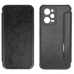 POWERTECH θήκη Razor Leather MOB-1914, Xiaomi Note 12 Pro/X5 Pro, μαύρη