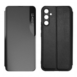 POWERTECH θήκη Smart view MOB-1915 για Samsung A24, μαύρη