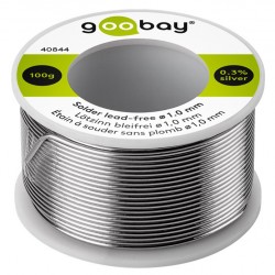 GOOBAY σύρμα συγκόλλησης 40844, Φ1mm, lead free, 100g