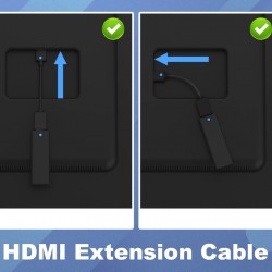 POWERTECH αντάπτορας HDMI CAB-H167, 4K/60Hz, 0.10m, μαύρος