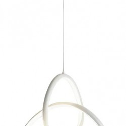 POWERTECH LED φωτιστικό οροφής HLL-0121, 15W, 4000K, Φ22cm x 1m, λευκό