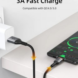 CABLETIME καλώδιο USB-C σε USB CT-AMCMG1, 3A, 5Gbps, 0.5m, μαύρο