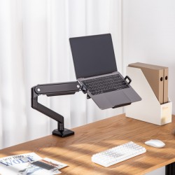 BRATECK βάση laptop NBH-8 για βάση οθονών VESA, έως 17", μαύρη