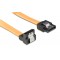 POWERTECH Καλώδιο SATA III 7pin σε 7pin 90° CAB-W026, Metal Clip, 0.35m