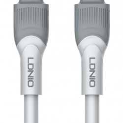 LDNIO καλώδιο Lightning σε USB-C LC602I, 30W PD, 2m, γκρι