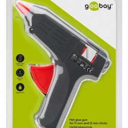GOOBAY θερμικό πιστόλι σιλικόνης 59176, 20W, 11-12mm, μαύρο