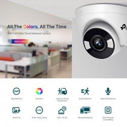TP-LINK IP κάμερα VIGI C430, 4mm, 3MP, PoE, Ver. 1.0