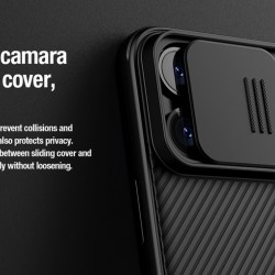 NILLKIN θήκη CamShield Pro για iPhone 15 Pro, μπλε