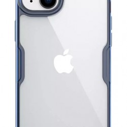 NILLKIN θήκη Nature Pro για iPhone 15 Plus, διάφανη-μπλε