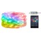 POWERTECH smart LED καλωδιοταινία HLL-0132, RGB, IP44, Bluetooth, 15m