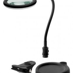GOOBAY μεγεθυντικός φακός 64990 με κλιπ & βάση, LED, 3 διόπτρες 1.75x