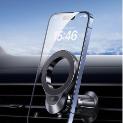 USAMS βάση smartphone αυτοκινήτου US-ZJ075, αεραγωγών, μαγνητική, μαύρη