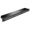 GOOBAY patch panel 93048 19"/1U, 24x ports, CAT 6 STP, μαύρo