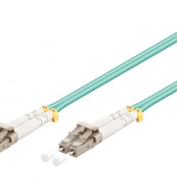 GOOBAY καλώδιο οπτικής ίνας LC-UPC 93385, Multimode OM3, 2m, τιρκουάζ