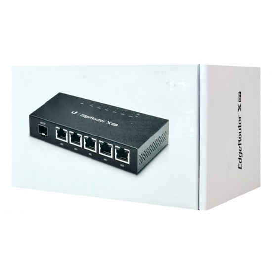UBIQUITI router EdgeRouter X SFP, 5-Port Gigabit PoE, 1000Mbps, 50W