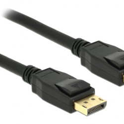 DELOCK καλώδιο DisplayPort 1.2 83806, 4K/60Hz, 21.6 Gbps, 2m, μαύρο