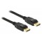 DELOCK καλώδιο DisplayPort 1.2 83806, 4K/60Hz, 21.6 Gbps, 2m, μαύρο