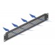 DELOCK κάλυμμα panel 67035 για 19"/1U rack, με αεραγωγούς, μαύρο