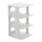 HOME USE παπουτσοθήκη HUH-0154, 4 θέσεων, 24.5x26.5x45cm, γκρι