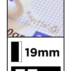 MP κολλητική ταινία Invisible PA508-01, 19mm, 33m, διάφανη, 3τμχ