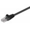 GΟOBAY καλώδιο δικτύου 68649, CAT 5e U/UTP, CCA, PVC, 3m, μαύρο