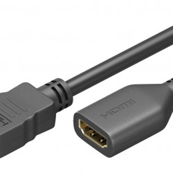 GOOBAY καλώδιο προέκτασης HDMI 61310 Ethernet, 4K/60Hz 18Gbps, 3m, μαύρο