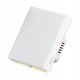 SONOFF smart διακόπτης T5-2C-86 με LED φωτισμό, διπλός, Wi-Fi, λευκός