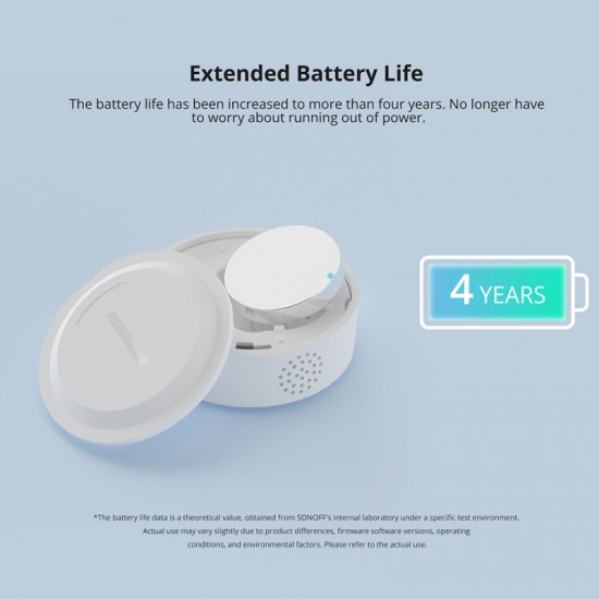 SONOFF smart αισθητήρας θερμοκρασίας & υγρασίας SNZB-02P, ZigBee