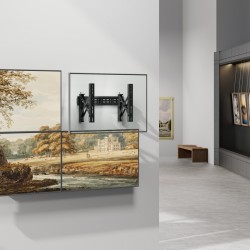 BRATECK επιτοίχια βάση τηλεόρασης LVW02E-46T, 37-70", έως 70kg, Pop-Out