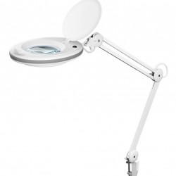 GOOBAY μεγεθυντικός φακός 60361 με σφιγκτήρα, LED, 3 διόπτρες, λευκός