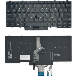 Πληκτρολόγιο για Dell Latitude 5490/5470/5480 KEY-109, backlight, μαύρο