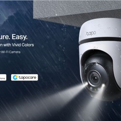 TP-LINK smart κάμερα Tapo C510W, 2K, PTZ, Wi-Fi, IP65, Ver. 1.0