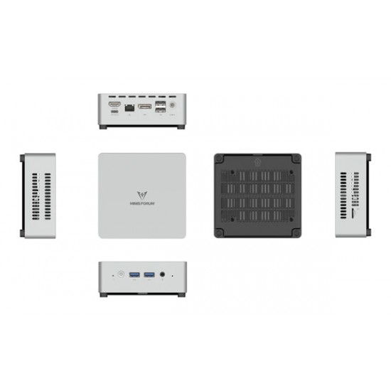 MINISFORUM mini PC UN100L, Intel CPU N100, 16/512GB SSD, Windows 11 Pro