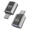 POWERTECH αντάπτορας USB-C σε USB 3.0 PTR-0148, 10 Gbps, 60W, γκρι
