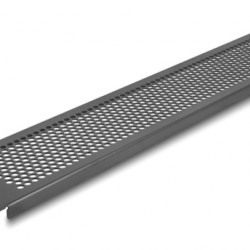DELOCK κάλυμμα panel 67036 για 19"/2U rack, με αεραγωγούς, μαύρο