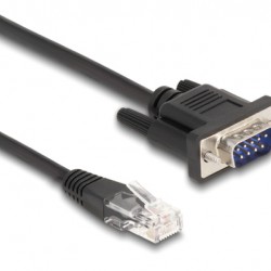 POWERTECH καλώδιο serial RS-232 σε RJ45 CAB-G040, 30cm, μαύρο