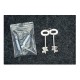 POWERTECH χρηματοκιβώτιο ασφαλείας PT-1195 με κλειδί, 23x17x17cm, 3.5kg