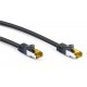 GOOBAY καλώδιο δικτύου 91590, CAT 7 S/FTP, 500MHz, CU, 1m, μαύρο