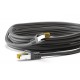 GOOBAY καλώδιο δικτύου 91590, CAT 7 S/FTP, 500MHz, CU, 1m, μαύρο