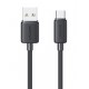 USAMS καλώδιο USB-C σε USB US-SJ688, 3A, 480Mbps, 1m, μαύρο